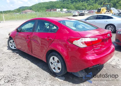 2015 Kia Forte Lx из США, поврежденный, VIN KNAFX4A66F5426364